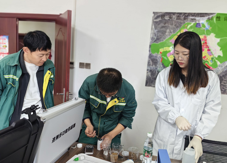 萊恩德土壤養(yǎng)分檢測(cè)儀入駐延安新區(qū)市政公用有限公司，檢測(cè)實(shí)力再升級(jí)